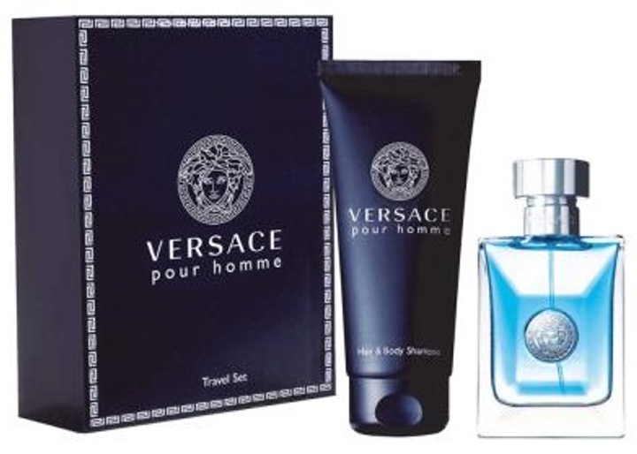 Zestaw męski Versace Pour Homme Woda toaletowa 50 ml + Żel pod prysznic 100 ml (8011003996193)  - obraz 1