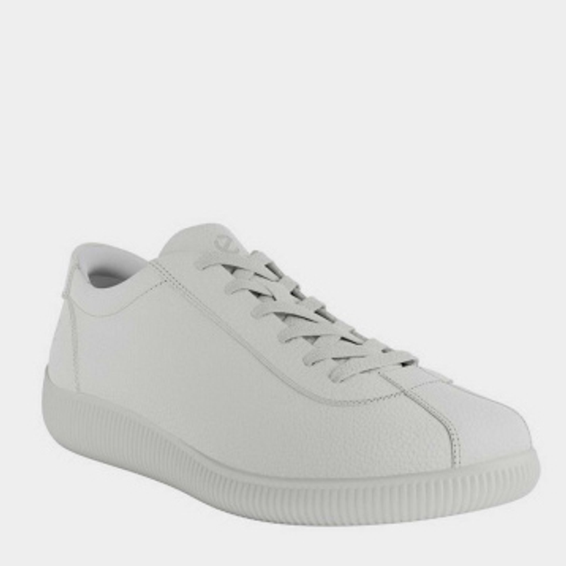 Чоловічі кеди низькі Ecco Soft Zero M 53776401007 46 Білі (194891610612) - зображення 2