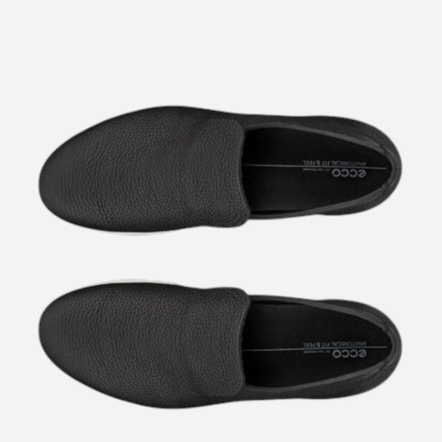Buty wsuwane męskie skórzane Ecco Leisure M 53882401001 43 Czarne (194891882125) - obraz 5