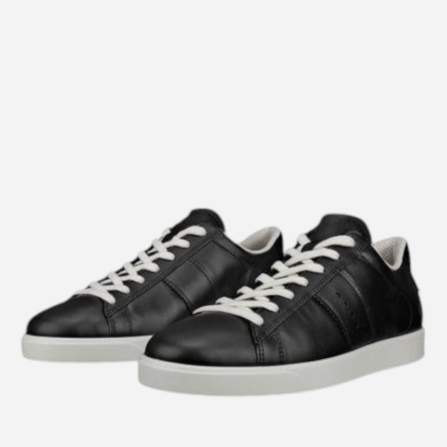 Sneakersy damskie skórzane do kostki Ecco Street Lite W 21280351052 36 Czarne (194890632066) - obraz 4