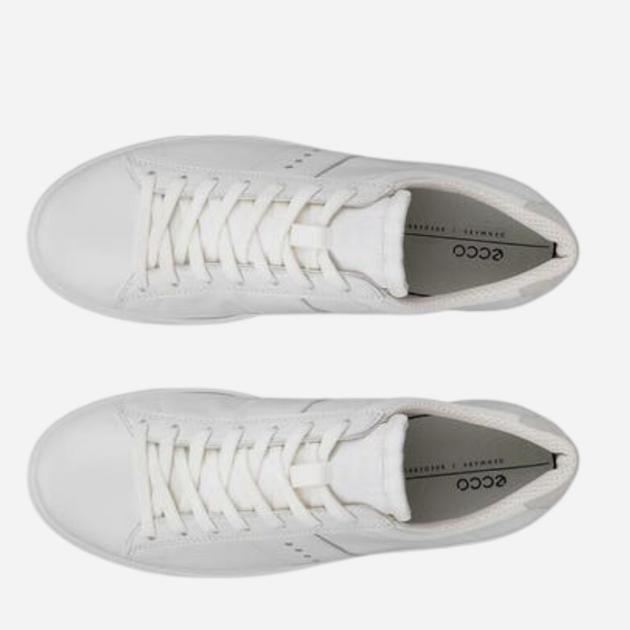 Жіночі кеди низькі Ecco Street Lite W 21280359390 39 Білі (194890631007) - зображення 6