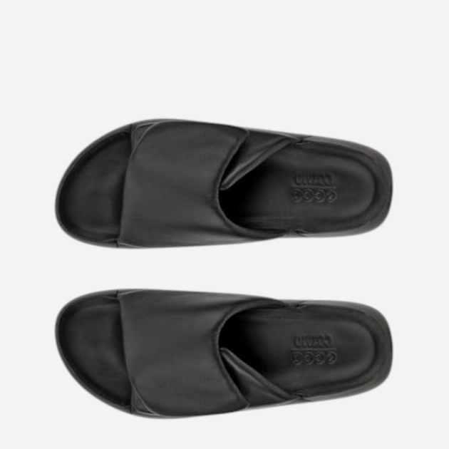 Жіночі шльопанці Ecco Cozmo PF W 20668301001 40 Чорні (194891837125) - зображення 5