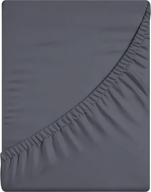 Набор Good-Dream Простынь на резинке 80х200 см + 2 наволочки 50х70 см microfiber Grey (GDBSMG080200) - изображение 4