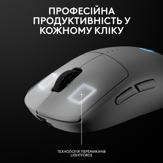 Мышь Logitech G Pro 2 LightSpeed Wireless (910-007302) White - изображение 6