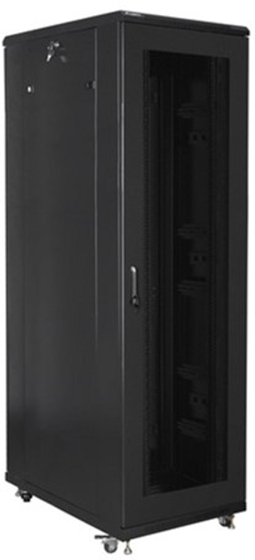 Серверна пілогова шафа Lanberg 19" 42U 800x1000 Black (FF01-8042-23B) - зображення 3