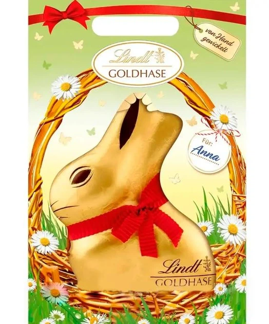 Пасхальный кролик Lindt Goldhase Milk Chocolate Easter Bunny XXL