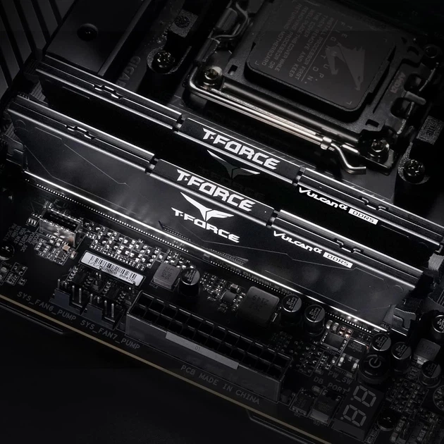 Оперативна пам'ять Team Group DDR5-6000 32768MB PC5-48000 (Kit of 2x16384) Vulcan Alpha Black (FLABD532G6000HC38ADC01) - зображення 5