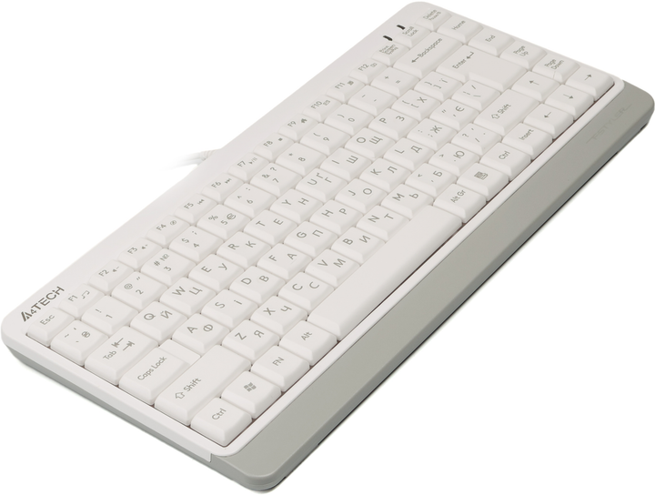 Клавиатура проводная A4Tech FK11 Fstyler Compact Size USB White (4711421953245) - изображение 2