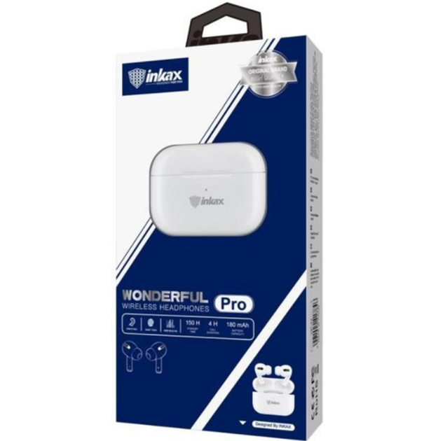 Навушники INKAX HP-44 White - Фото 2 Навушники INKAX HP-44 White - зображення 2