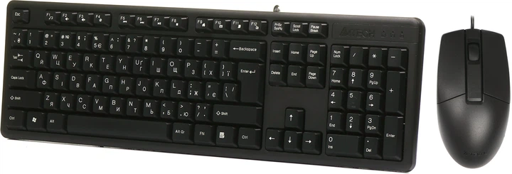 Комплект проводной A4Tech KK-3330 Black (4711421961851) - изображение 2
