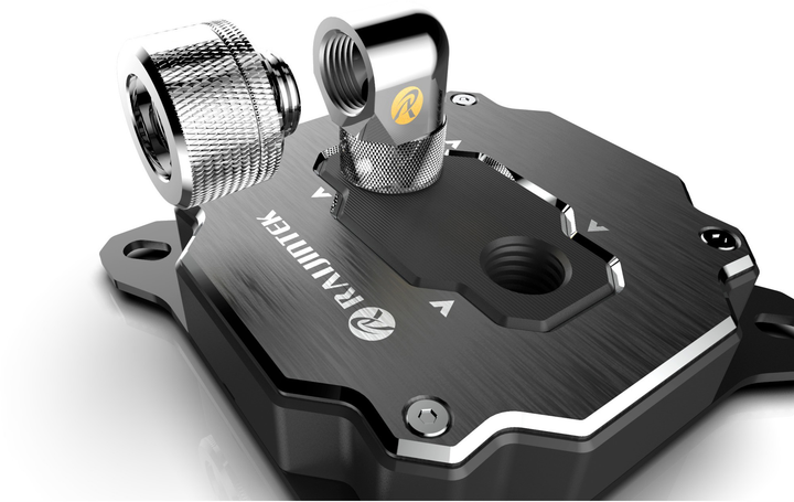 Złączka Raijintek RAI - G1/4 Fitting MF0906 Silver (0R40B00238) - obraz 8