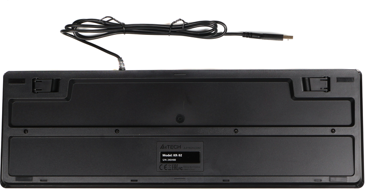 Клавіатура дротова A4Tech KR-92 USB (4711421933780) - зображення 6