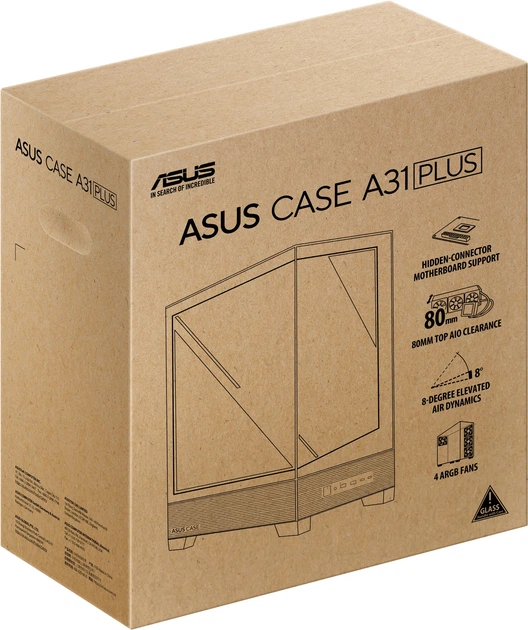 Obudowa ASUS A31 Plus Tempered Glass Black (90DC00R0-B19000) - obraz 18