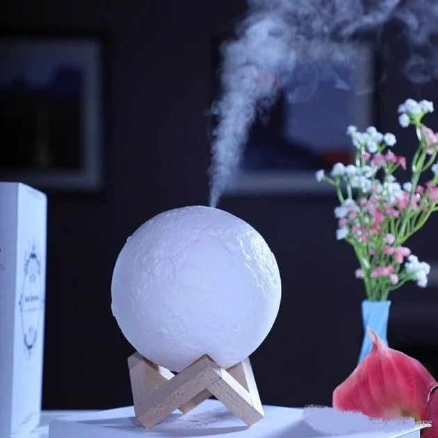 Увлажнитель воздуха Humidifier 3D Moon Lamp Light Diffuser - Фото 2 Увлажнитель воздуха Humidifier 3D Moon Lamp Light Diffuser - изображение 2