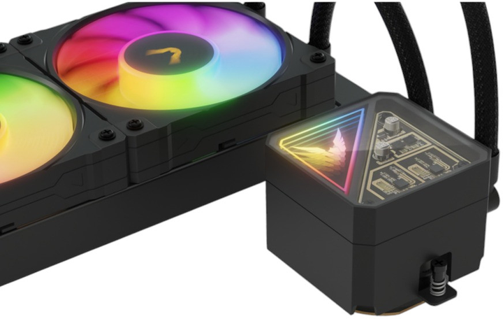 Chłodzenie wodne Valkyrie V360 Lite ARGB Black (VK-AIOVL360B) - obraz 5