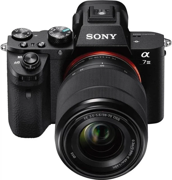 Бездзеркальний фотоапарат Sony Alpha A7 III Kit SEL2870 28-70mm f/3.5-5.6 OSS FE (ILCE7M3KB) - зображення 2