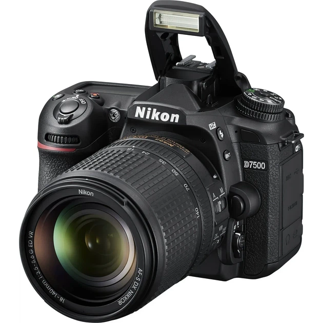 Дзеркальна камера Nikon D7500 + AF-S DX Nikkor 18-140mm f/3.5-5.6G ED VR Kit (VBA510K002) - Фото 5 Дзеркальна камера Nikon D7500 + AF-S DX Nikkor 18-140mm f/3.5-5.6G ED VR Kit (VBA510K002) - зображення 5