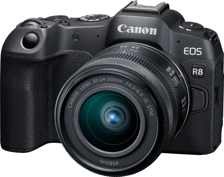 Беззеркальный фотоаппарат Canon EOS R8 Kit RF 24-50mm f/4.5-6.3 IS STM (5803C016) G1156 - зображення 2
