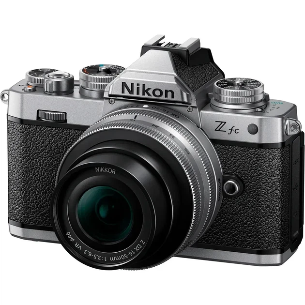 Фотокамера Nikon Z fc Kit 16-50mm f/3.5-6.3 VR Silver (VOA090K002) - Фото 1 Фотокамера Nikon Z fc Kit 16-50mm f/3.5-6.3 VR Silver (VOA090K002) - зображення 1