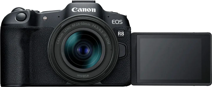 Беззеркальный фотоаппарат Canon EOS R8 Kit RF 24-50mm f/4.5-6.3 IS STM (5803C016) G1156 - зображення 8