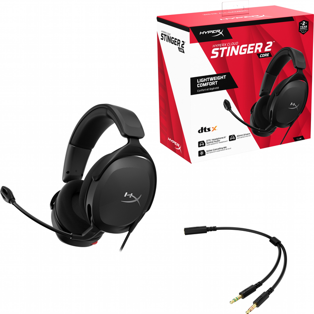 Słuchawki HyperX Cloud Stinger 2 Core Wired Black (683L9AA) - obraz 8
