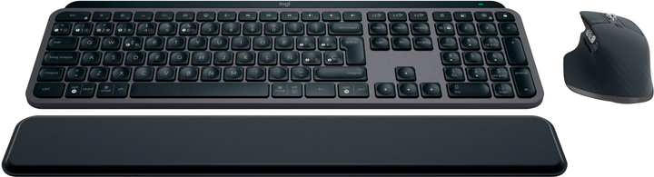 Zestaw bezprzewodowy Logitech MX Keys S PLUS PALMREST + MX Master 3S Combo Graphite (920-011614) - obraz 3