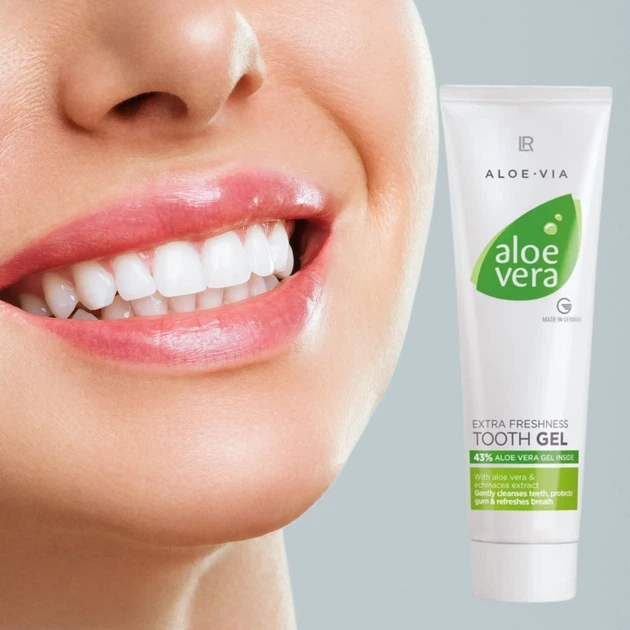 Освіжаюча зубна паста-гель Aloe Vera (ALOE VIA) LR Health & Beauty, 100 мл - зображення 4