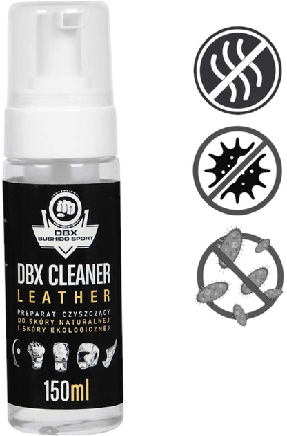 Очисний засіб для спортивного інвентарю Bushido Cleaner Leather 150 мл (5904639190543) - зображення 4