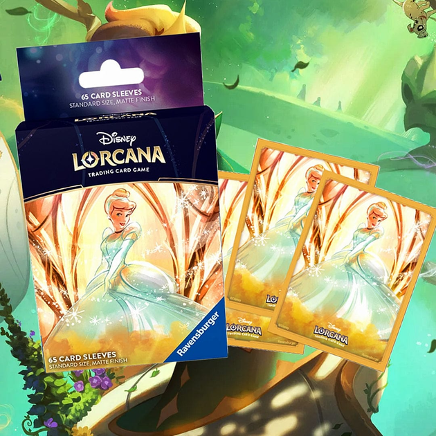 Zestaw koszulek na karty do gry Ravensburger Disney Lorcana (Set 07) Kopciuszek (4050368985293) - obraz 3