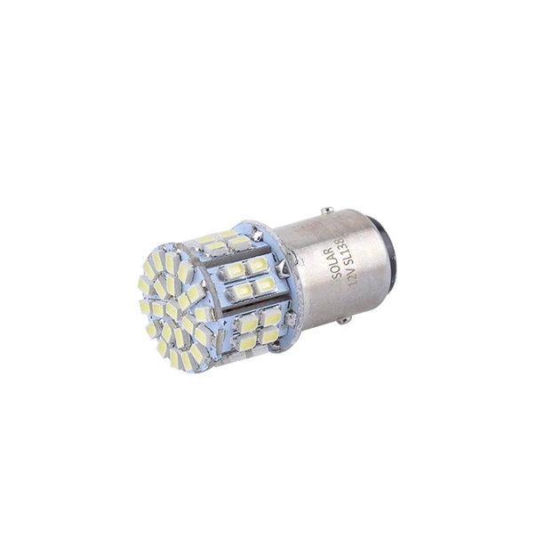 LED автолампа Solar 12V S25 BAY15d 50SMD Білий 2шт для автомобіля світлодіодні лампи освітлення (IO-JU_22B) - зображення 3