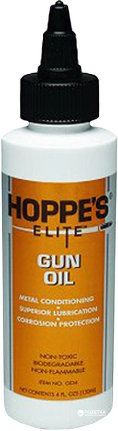 Збройове мастило для чищення Hoppe's Elite Gun Oil 120 мл (GO4) - зображення 1