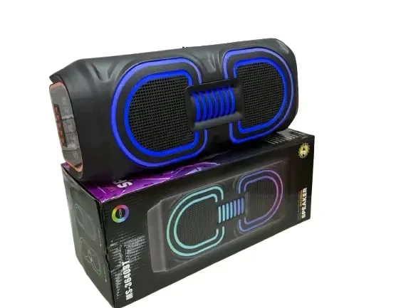 Аккумуляторная колонка мини чемодан с подсветкой MS-3640BT 20W - Фото 6 Аккумуляторная колонка мини чемодан с подсветкой MS-3640BT 20W - изображение 6