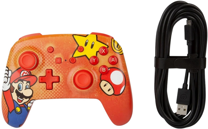 Kontroler PowerA Nintendo Switch ENH Mario Vintage (0617885024450) - obraz 5