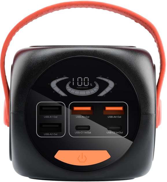 Powerbank GoGEN 60000 mAh PD 65 W Czarny (GOG-PB600001B) - obraz 5