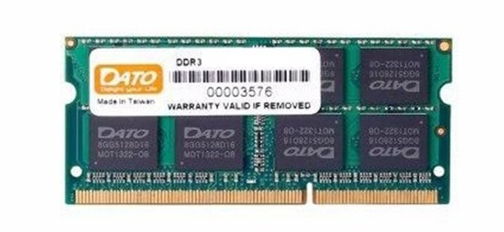 Модуль памяти SO-DIMM 8GB/1600 DDR3 Dato (DT8G3DSDLD16) - изображение 1