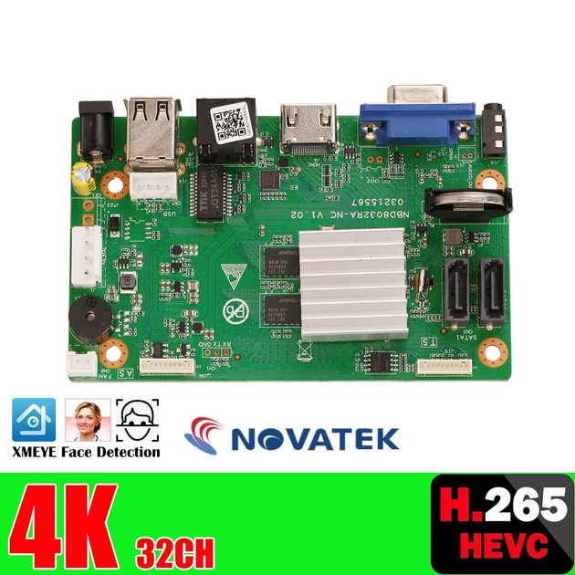 Модуль IP видеорегистратора XMEye h.265 32ch 4K NBD80N32RA-KL (0630) - Фото 5 Модуль IP видеорегистратора XMEye h.265 32ch 4K NBD80N32RA-KL (0630) - изображение 5