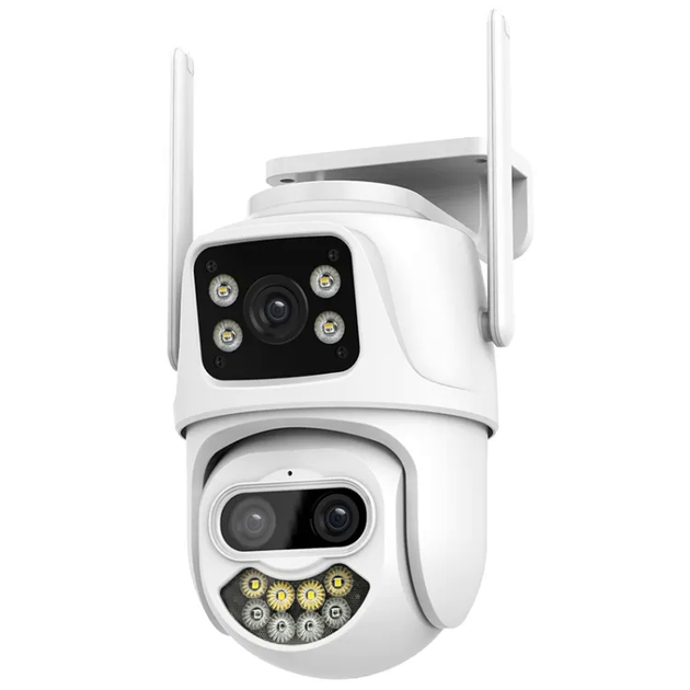 Камера поворотна ICSee 9Mp 2,8+(2,8+12)mm WiFi TF пластик mic spk (0901) - зображення 2