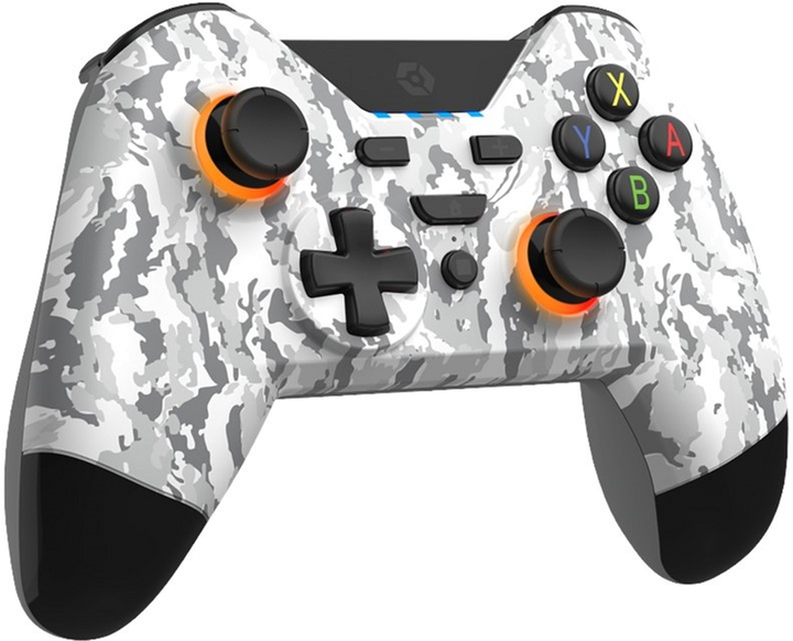 Kontroler bezprzewodowy Gioteck WX4+ RGB White Camo (0812313010986) - obraz 2