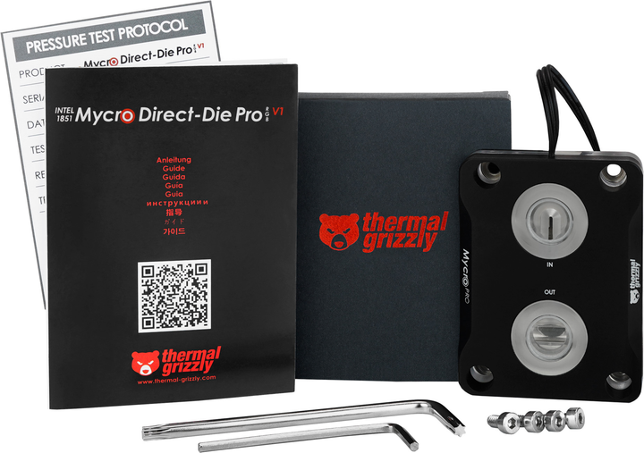 Водоблок Thermal Grizzly Intel 1851 Mycro Direct-Die Pro RGB (TG-MY-DD-P-RGB-i1851-V1) - зображення 4