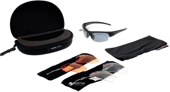 Защитные очки Swiss Eye Evolution M/P Серые (23700552) - изображение 2