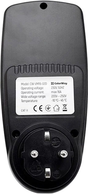 michmach　（HW 計16） Энергометр ваттметр вольтметр амперметр цифровой СolorWay