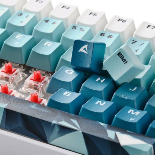 Zestaw keycapów Sharkoon SKILLER SGK50 S3 D1 i podkładka gamingowa SKILLER SGP30 XXL D1 Multicolored (4044951039739) - obraz 6