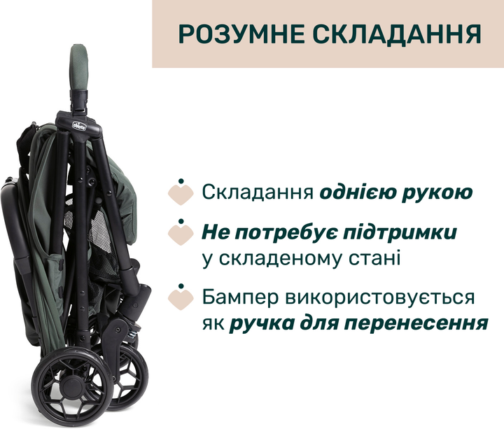 Прогулочная коляска Chicco Urbino Зеленая (87138.75) - изображение 6
