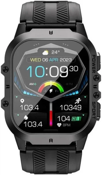 Смарт-годинник Oukitel Watch BT20 Black-Blue - Фото 2 Смарт-годинник Oukitel Watch BT20 Black-Blue - зображення 2