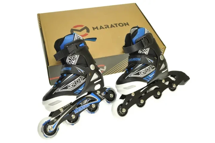 Детские раздвижные ролики Maraton Soft S 31 34 - Фото 1 Детские раздвижные ролики Maraton Soft S 31 34 - изображение 1