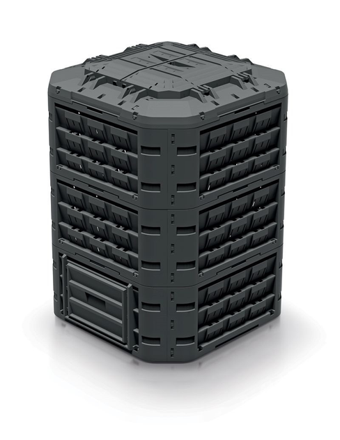 Компостер садовый 950л Prosperplast COMPOGREEN VARIO, IKL950C - изображение 3