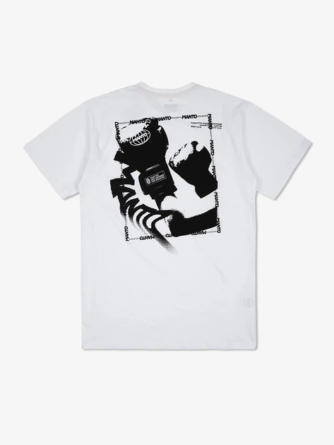 Футболка MANTO t-shirt FRAME White XL - изображение 2