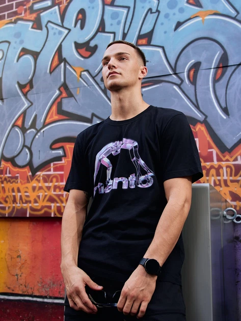 Футболка MANTO t-shirt MIRAGE Black XL - зображення 2