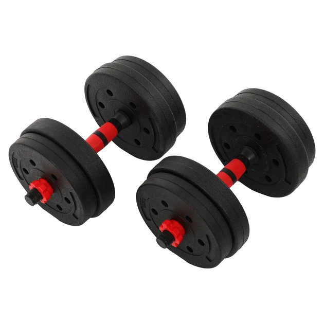 Гантели трансформер превращаются в штангу 3в1 SP-Sport TA-9455-15 15кг (2 грифа l-35см, блины, цемент, в комплекте удлинитель грифа l-40см, черный-красный) - Фото 2 Гантели трансформер превращаются в штангу 3в1 SP-Sport TA-9455-15 15кг (2 грифа l-35см, блины, цемент, в комплекте удлинитель грифа l-40см, черный-красный) - изображение 2