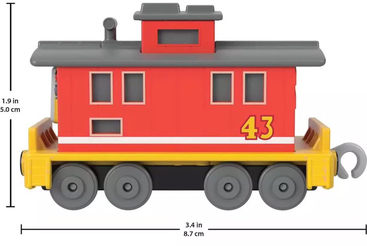 Zabawka Fisher-Price Thomas & Friends Diecast Toy Train Brake Car Metal HHN55 (194735072927) - obraz 5